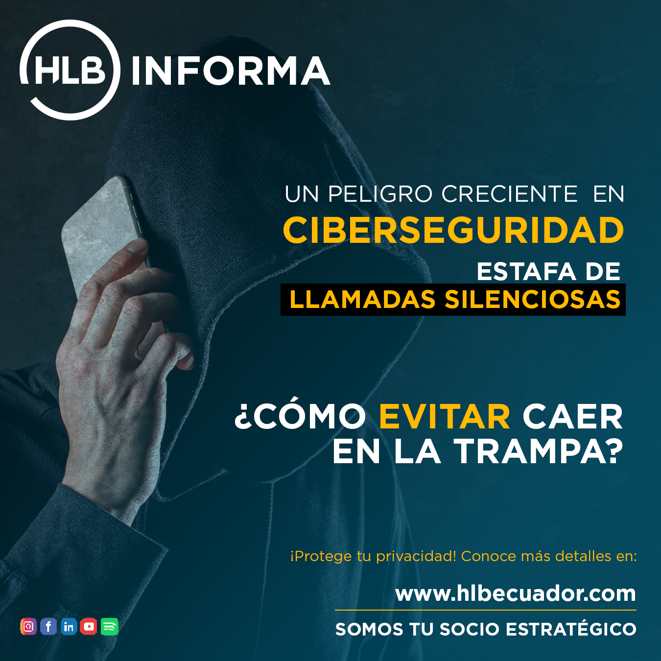 ciberseguridad llamadas silenciosas