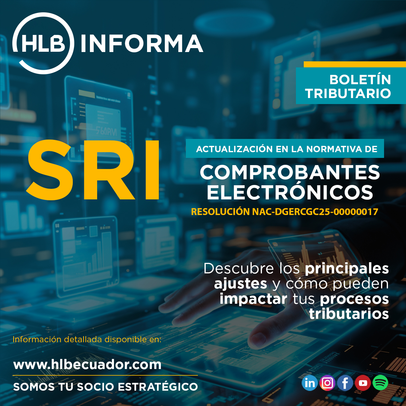 BOLETÍN TRIBUTARIO SRI COMPROBANTES ELECTRÓNICOS