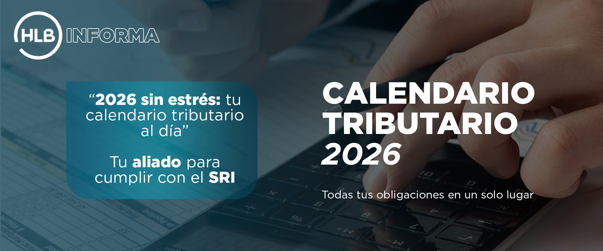 Calendario Tributario 2026 banner