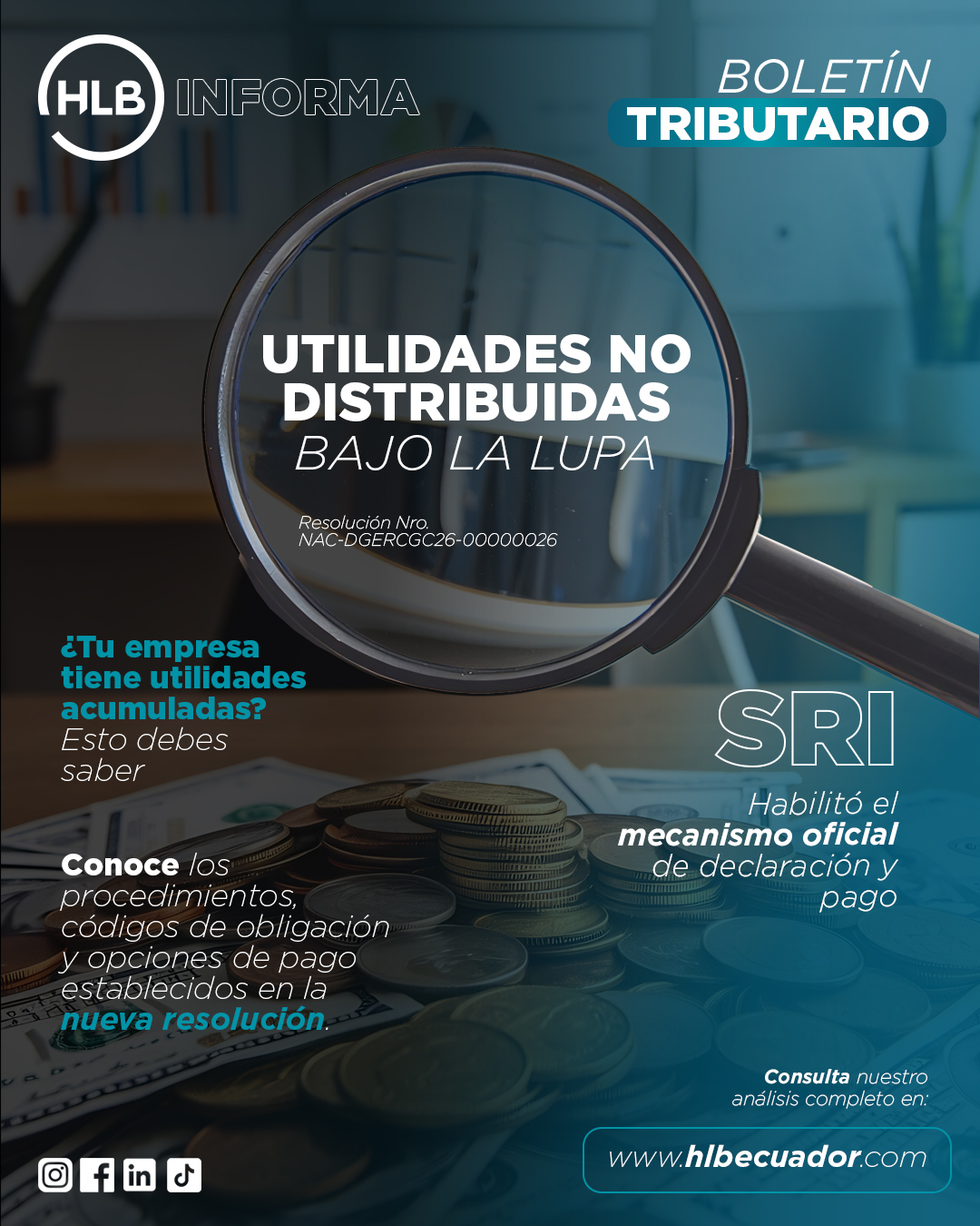 SRI Utilidades no distribuidas